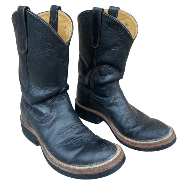 Anderson Bean black leather boots women’s SZ Small 7 - Picture 2 of 10